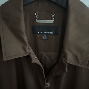 Jones New York Women's Brown Trench Coat